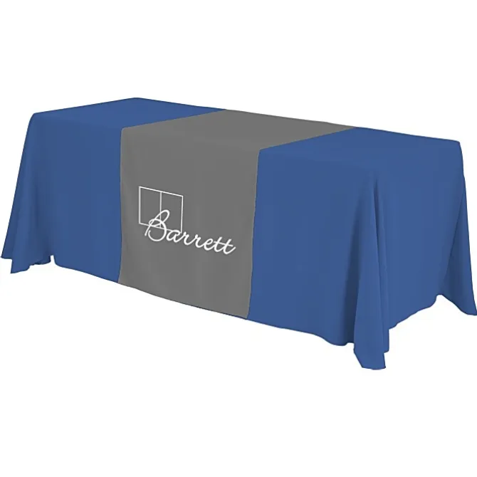 Serged 6-foot Closed-Back Table Throw and Runner Kit - 24 hr