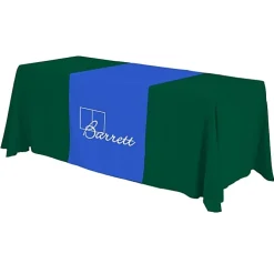 Serged 6-foot Closed-Back Table Throw and Runner Kit - 24 hr