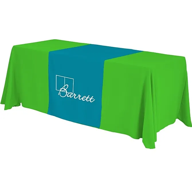Serged 6-foot Closed-Back Table Throw and Runner Kit - 24 hr