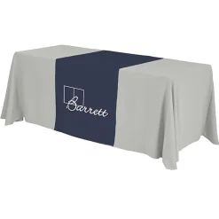 Serged 6-foot Closed-Back Table Throw and Runner Kit - 24 hr