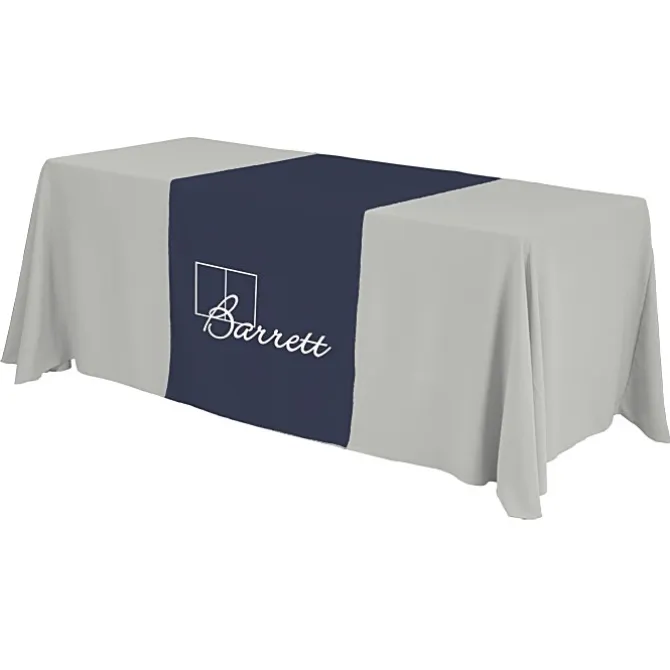 Serged 6-foot Closed-Back Table Throw and Runner Kit - 24 hr