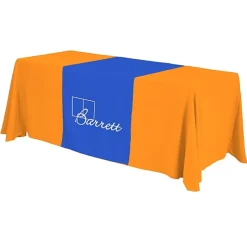 Serged 6-foot Closed-Back Table Throw and Runner Kit - 24 hr