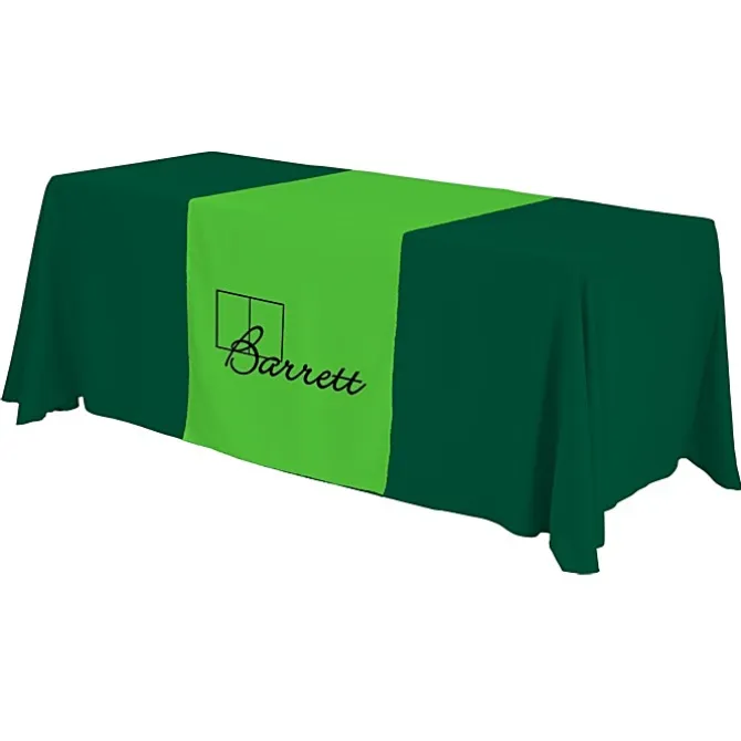 Serged 6-foot Closed-Back Table Throw and Runner Kit - 24 hr