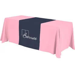 Serged 6-foot Closed-Back Table Throw and Runner Kit - 24 hr