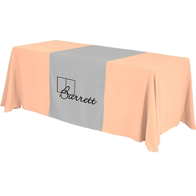 Serged 6-foot Closed-Back Table Throw and Runner Kit - 24 hr