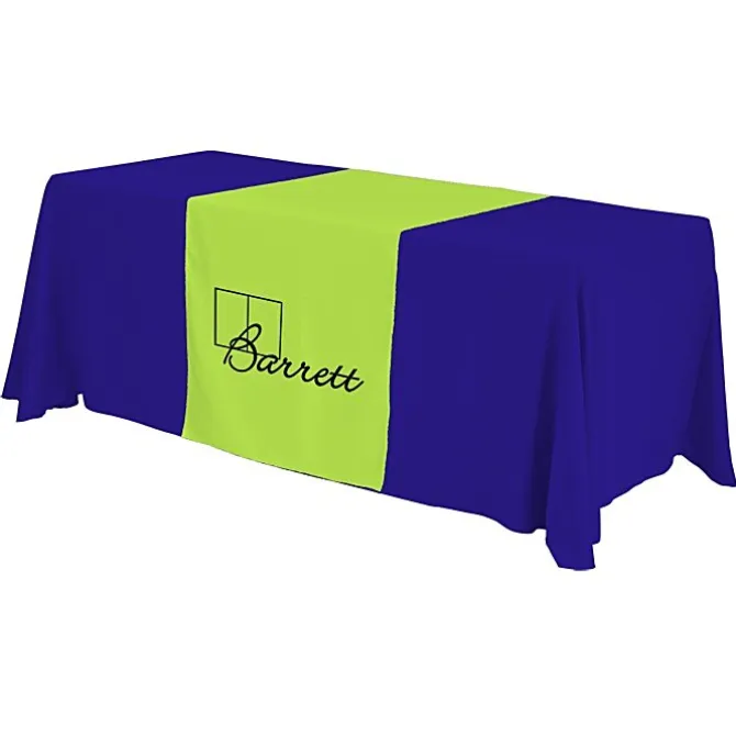Serged 6-foot Closed-Back Table Throw and Runner Kit - 24 hr