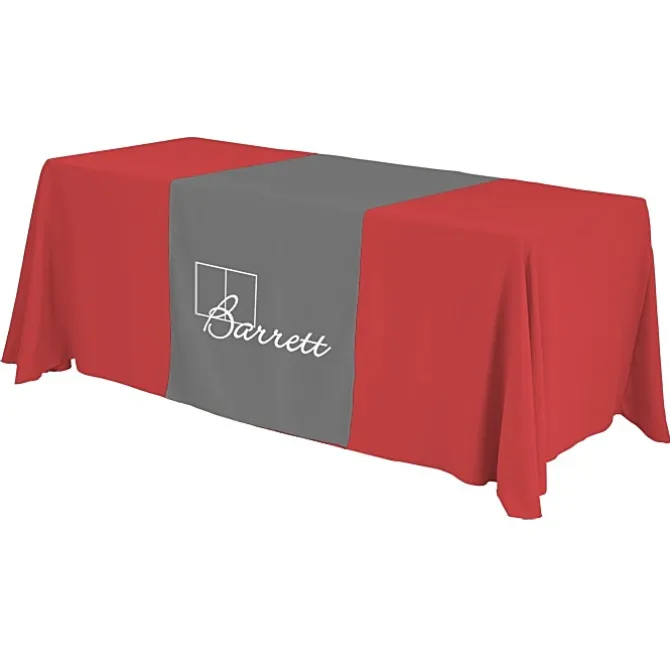 Serged 6-foot Closed-Back Table Throw and Runner Kit - 24 hr