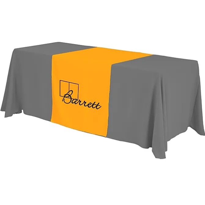 Serged 6-foot Closed-Back Table Throw and Runner Kit - 24 hr