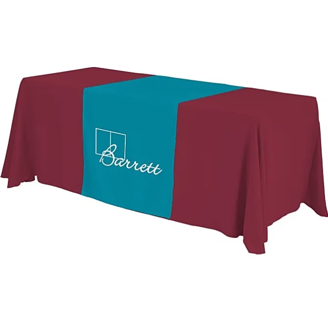 Serged 6-foot Closed-Back Table Throw and Runner Kit - 24 hr