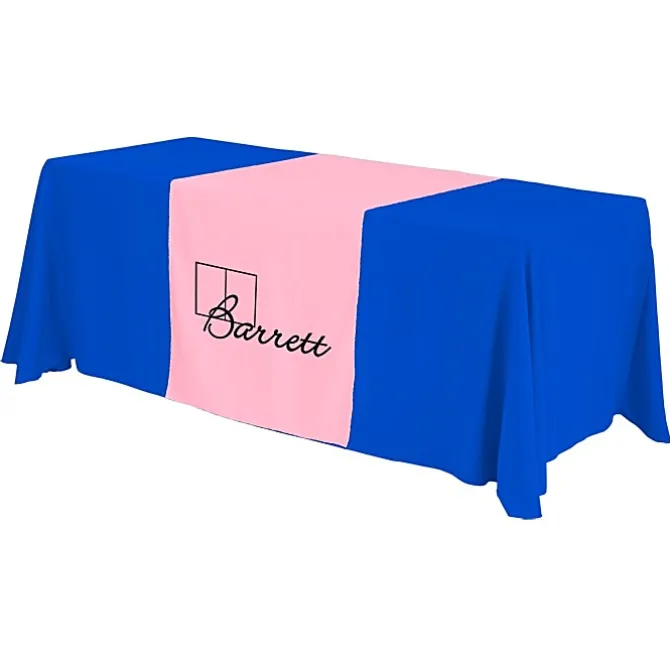 Serged 6-foot Closed-Back Table Throw and Runner Kit - 24 hr