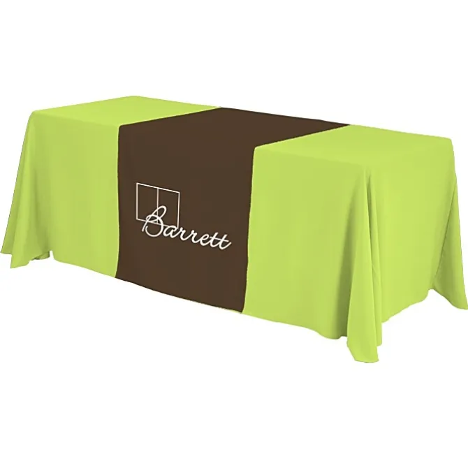 Serged 6-foot Closed-Back Table Throw and Runner Kit - 24 hr