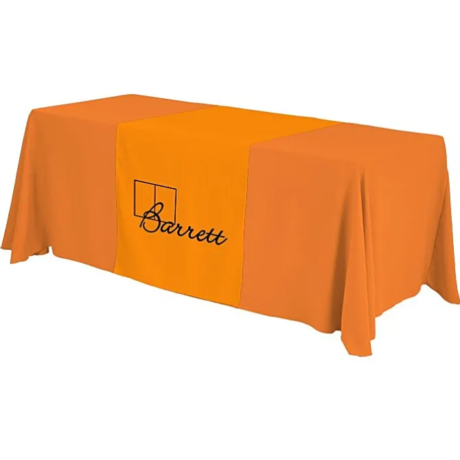 Serged 6-foot Closed-Back Table Throw and Runner Kit - 24 hr