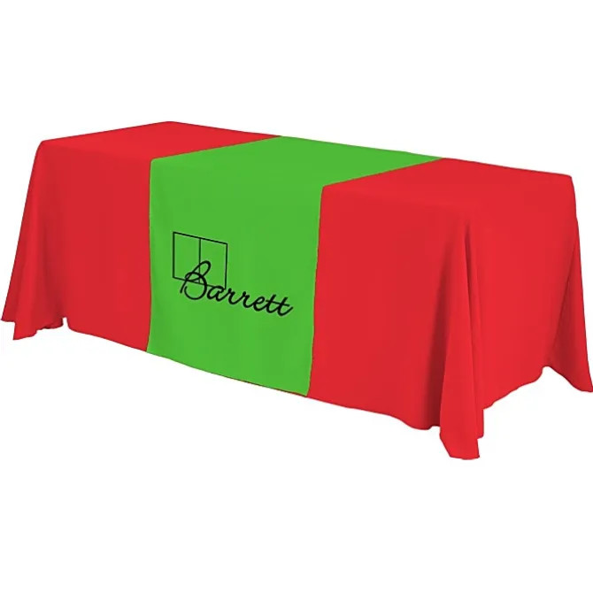 Serged 6-foot Closed-Back Table Throw and Runner Kit - 24 hr