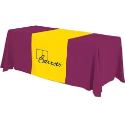 Serged 6-foot Closed-Back Table Throw and Runner Kit - 24 hr