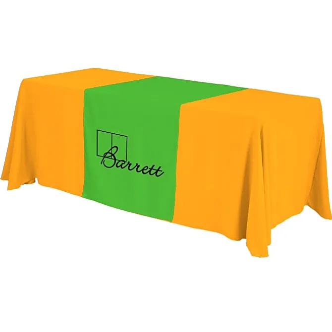 Serged 6-foot Closed-Back Table Throw and Runner Kit - 24 hr