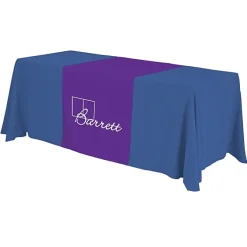 Serged 6-foot Closed-Back Table Throw and Runner Kit - 24 hr