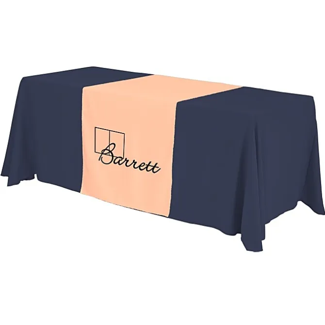 Serged 6-foot Closed-Back Table Throw and Runner Kit - 24 hr