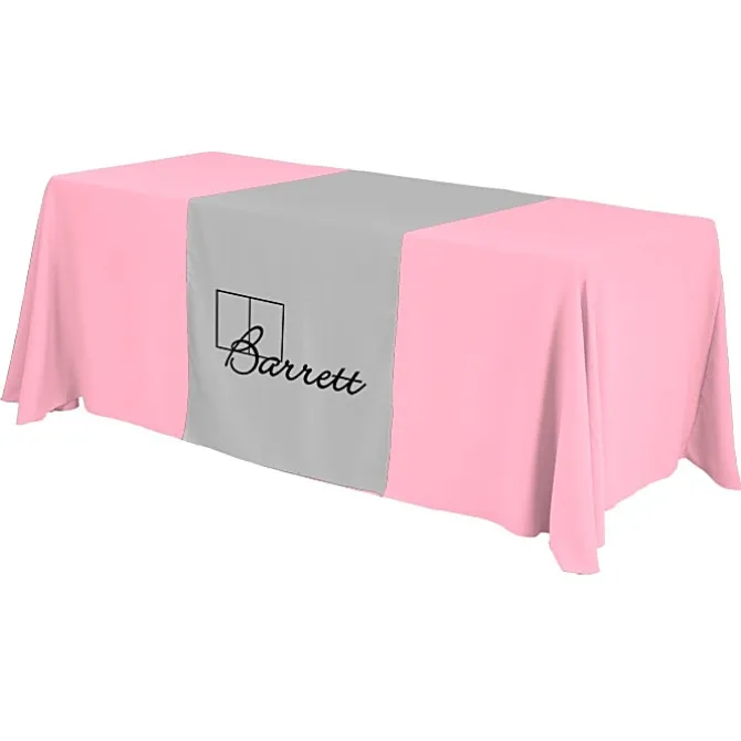 Serged 6-foot Closed-Back Table Throw and Runner Kit - 24 hr
