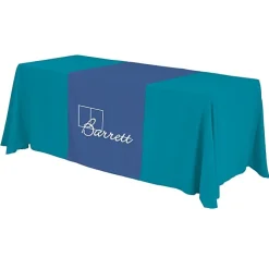 Serged 6-foot Closed-Back Table Throw and Runner Kit - 24 hr