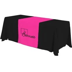 Serged 6-foot Closed-Back Table Throw and Runner Kit - 24 hr