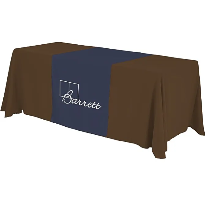Serged 6-foot Closed-Back Table Throw and Runner Kit - 24 hr