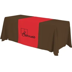 Serged 6-foot Closed-Back Table Throw and Runner Kit - 24 hr