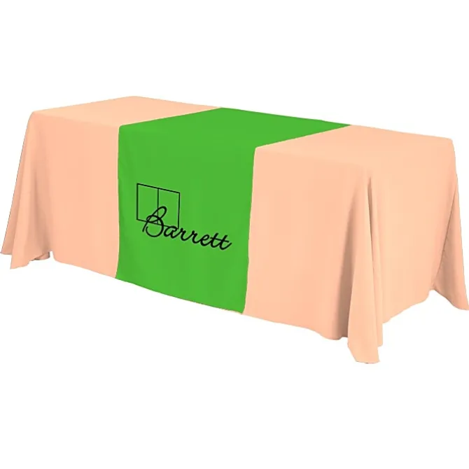 Serged 6-foot Closed-Back Table Throw and Runner Kit - 24 hr