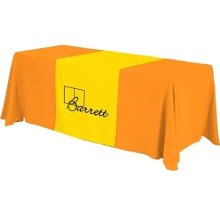 Serged 6-foot Closed-Back Table Throw and Runner Kit - 24 hr