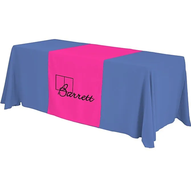 Serged 6-foot Closed-Back Table Throw and Runner Kit - 24 hr