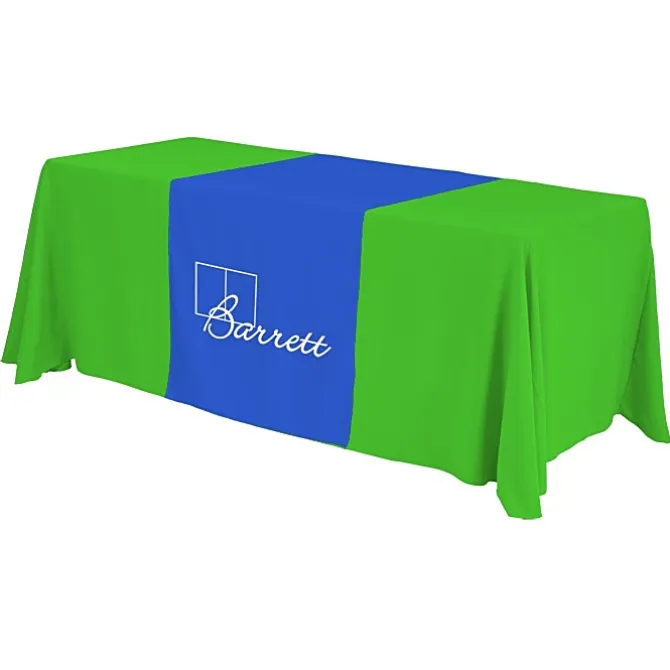 Serged 6-foot Closed-Back Table Throw and Runner Kit - 24 hr