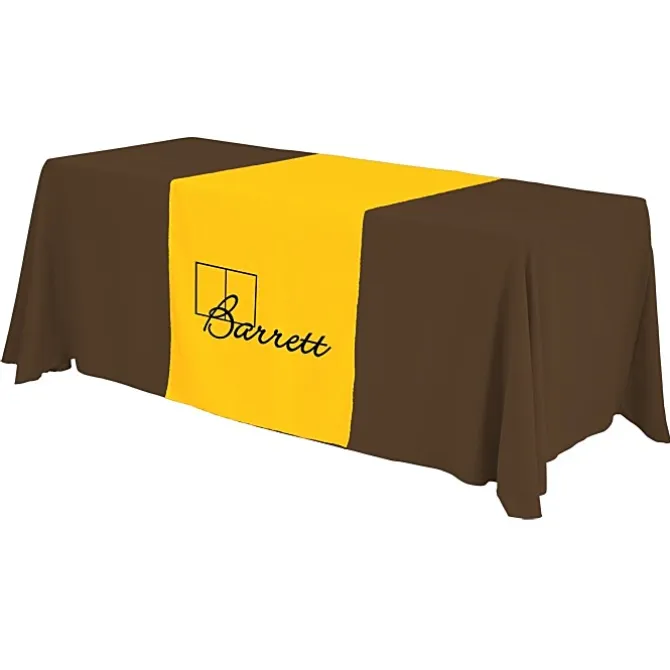 Serged 6-foot Closed-Back Table Throw and Runner Kit - 24 hr