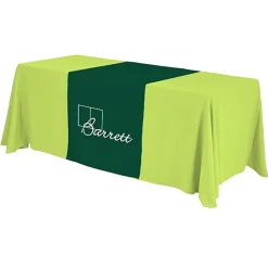 Serged 6-foot Closed-Back Table Throw and Runner Kit - 24 hr
