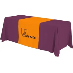 Serged 6-foot Closed-Back Table Throw and Runner Kit - 24 hr