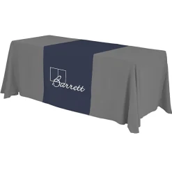 Serged 6-foot Closed-Back Table Throw and Runner Kit - 24 hr