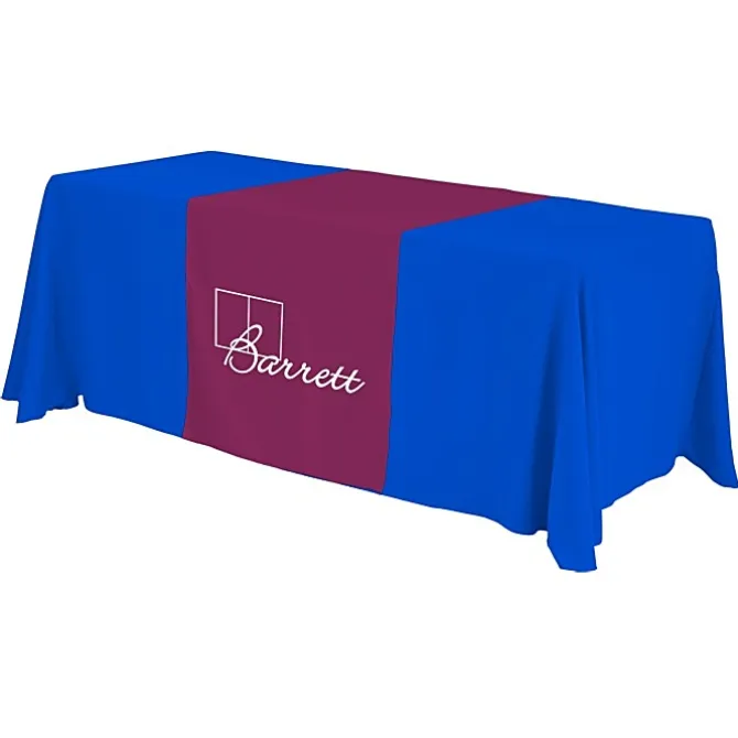 Serged 6-foot Closed-Back Table Throw and Runner Kit - 24 hr