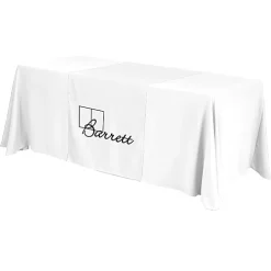 Serged 6-foot Closed-Back Table Throw and Runner Kit - 24 hr