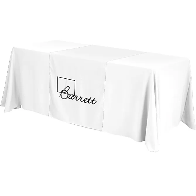 Serged 6-foot Closed-Back Table Throw and Runner Kit - 24 hr