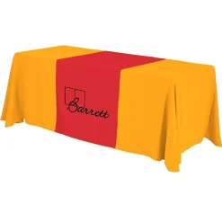 Serged 6-foot Closed-Back Table Throw and Runner Kit - 24 hr