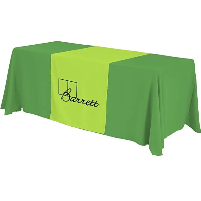 Serged 6-foot Closed-Back Table Throw and Runner Kit - 24 hr