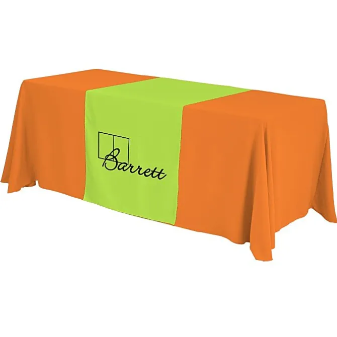 Serged 6-foot Closed-Back Table Throw and Runner Kit - 24 hr