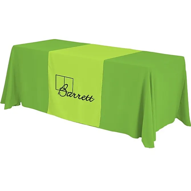 Serged 6-foot Closed-Back Table Throw and Runner Kit - 24 hr