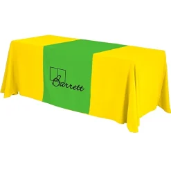 Serged 6-foot Closed-Back Table Throw and Runner Kit - 24 hr