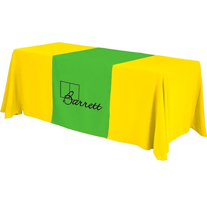 Serged 6-foot Closed-Back Table Throw and Runner Kit - 24 hr