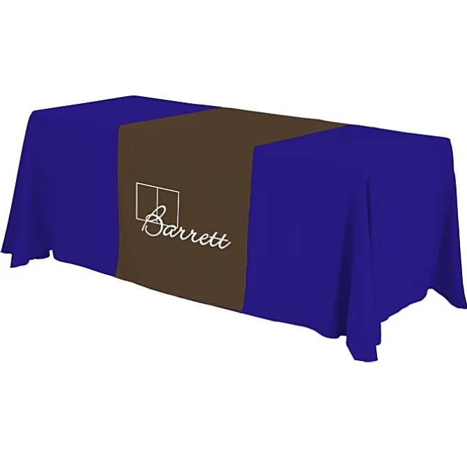 Serged 6-foot Closed-Back Table Throw and Runner Kit - 24 hr