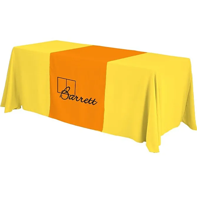 Serged 6-foot Closed-Back Table Throw and Runner Kit - 24 hr
