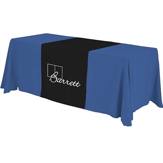 Serged 6-foot Closed-Back Table Throw and Runner Kit - 24 hr
