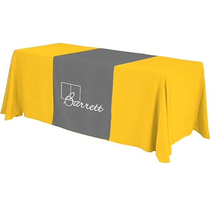 Serged 6-foot Closed-Back Table Throw and Runner Kit - 24 hr