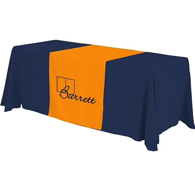 Serged 6-foot Closed-Back Table Throw and Runner Kit - 24 hr