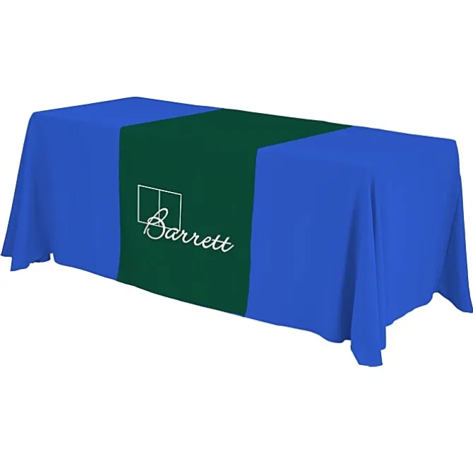 Serged 6-foot Closed-Back Table Throw and Runner Kit - 24 hr