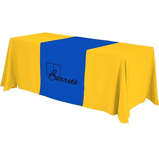 Serged 6-foot Closed-Back Table Throw and Runner Kit - 24 hr